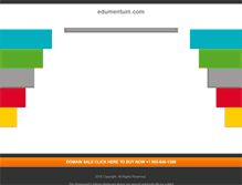 Tablet Screenshot of edumentum.com